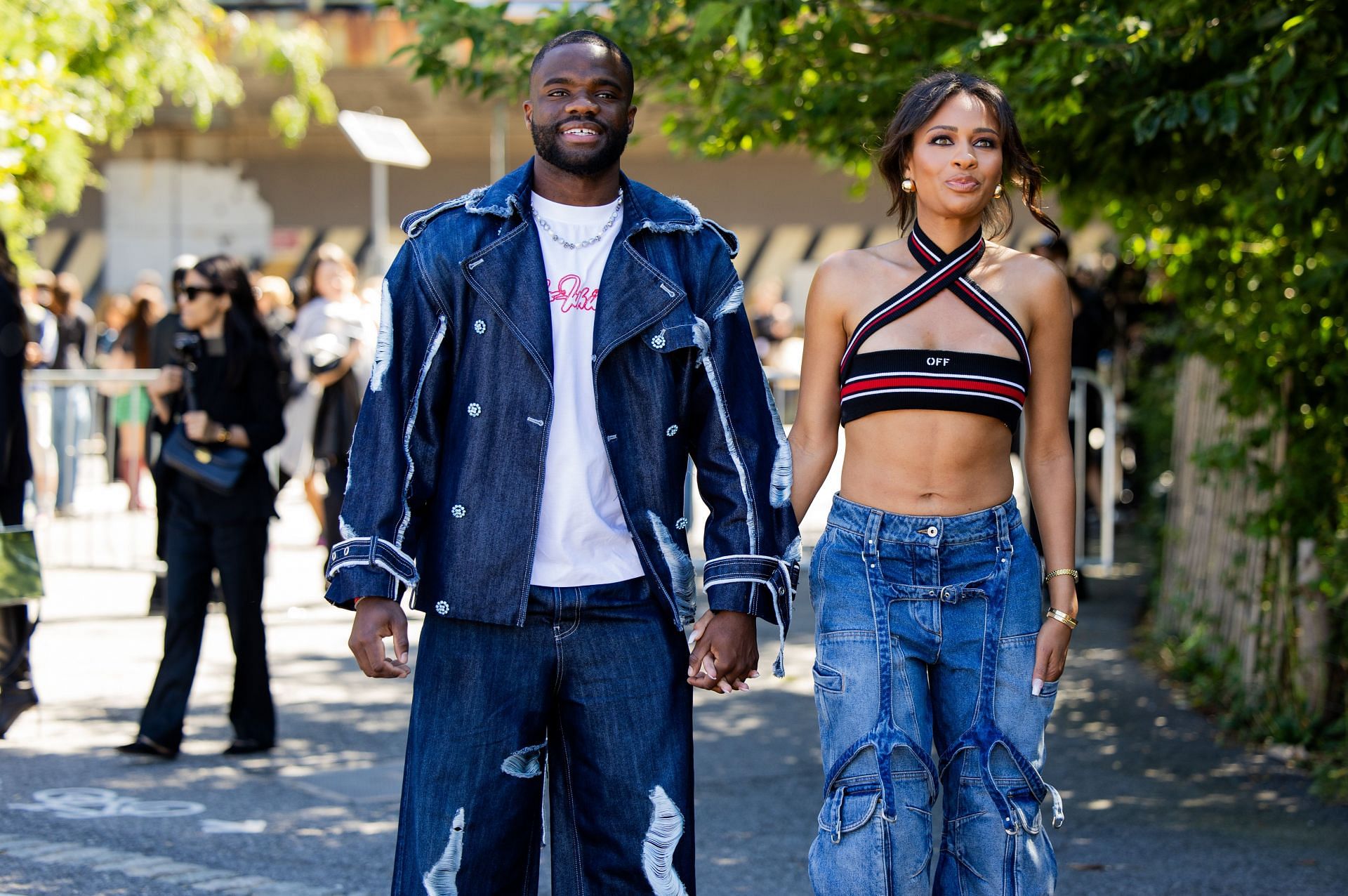Frances Tiafoe and girlfriend Ayan Broomfield | Source: Getty